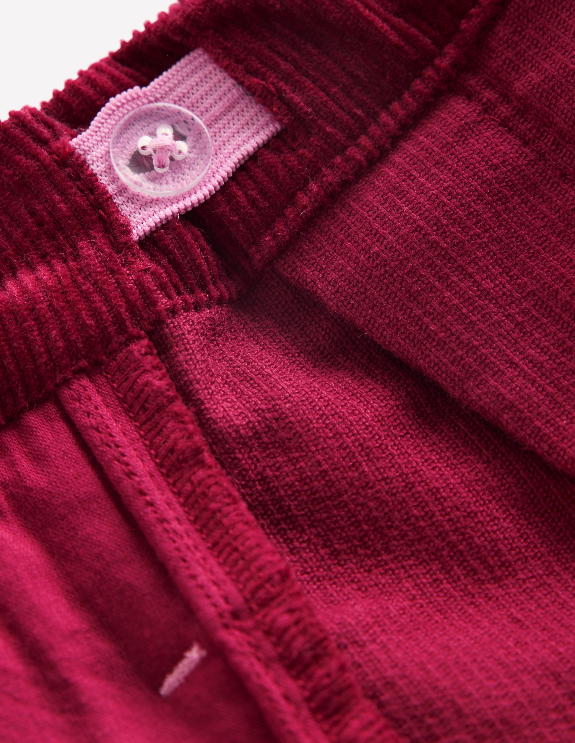 Pleated Skort-Ruby Red Cord-7
