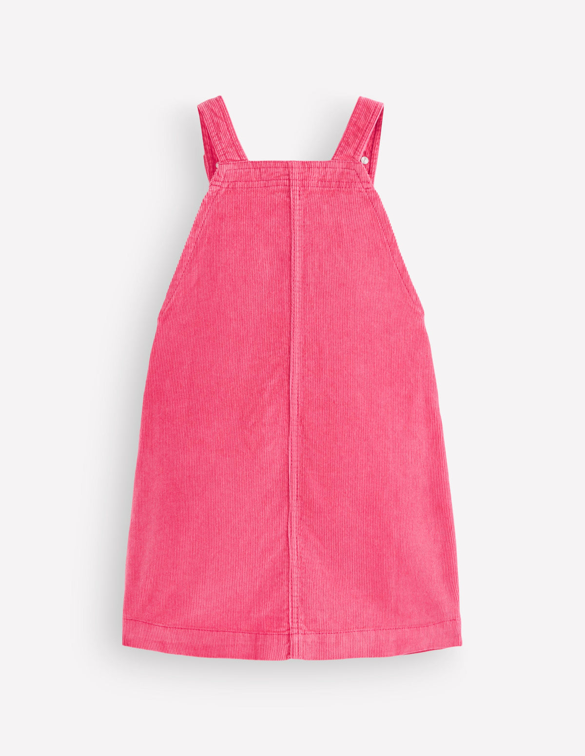 Adeline A-Line Dungaree Dress-Bright Rouge Floral Corduroy-2