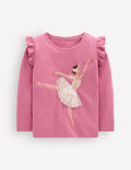 Long Sleeve Superstitch Tee-Pink Ballerina