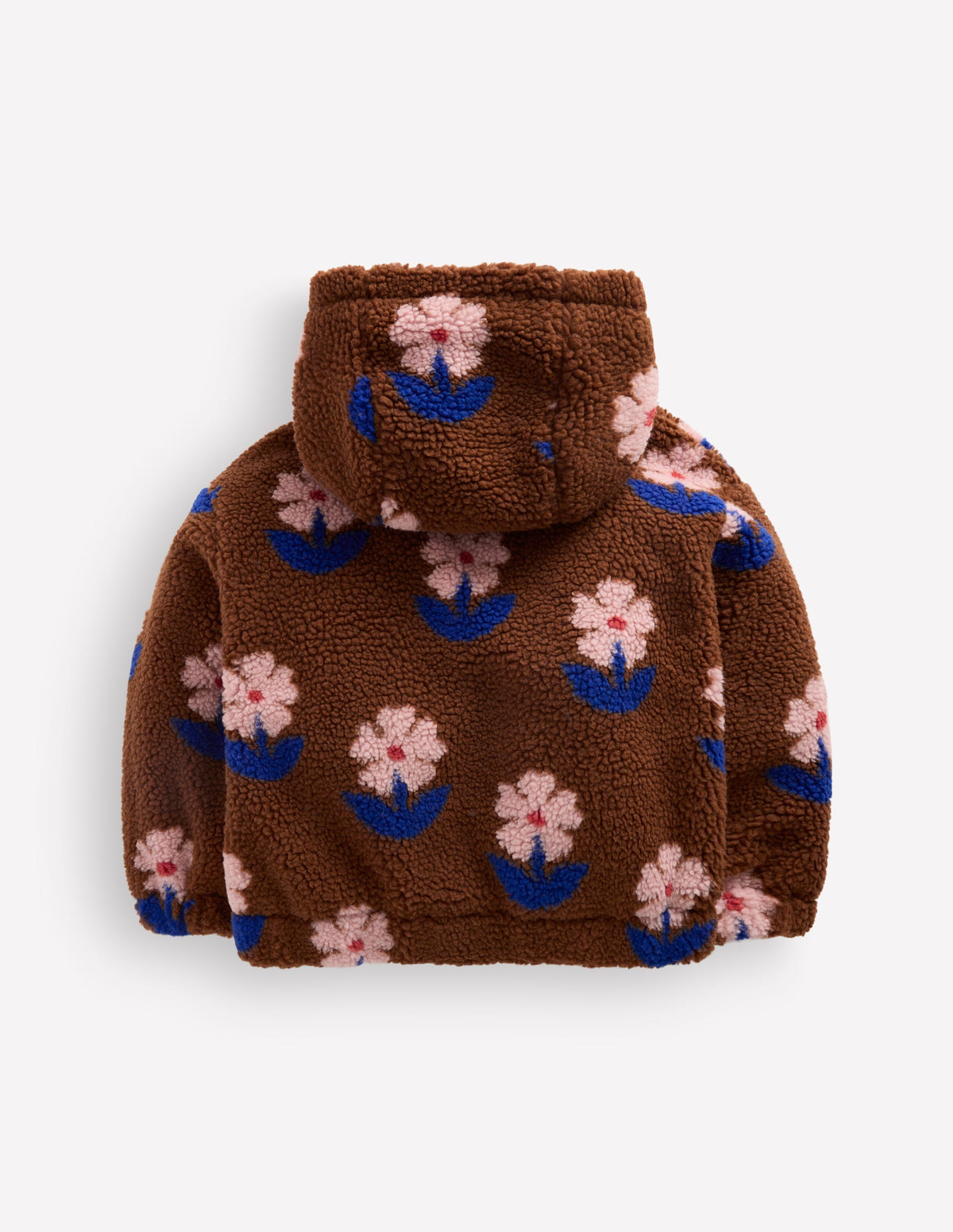 Relaxed Borg Zip-Through-Tortoise Shell Flower Stamp-2