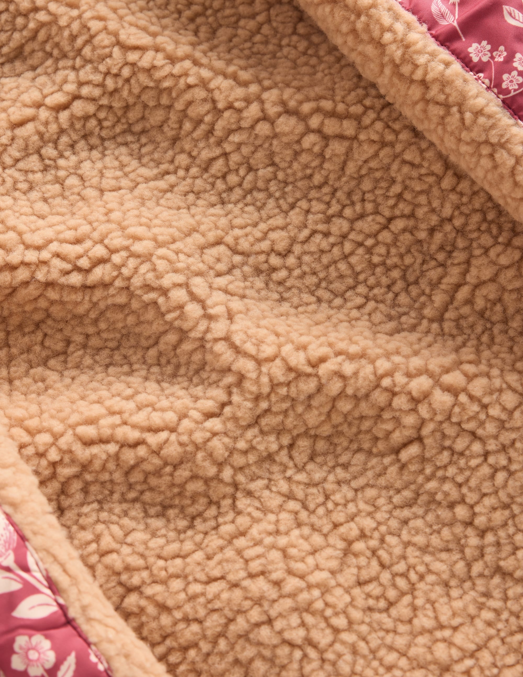 Borg Padded Jacket-Winter Blush Floral Bird - Image 5