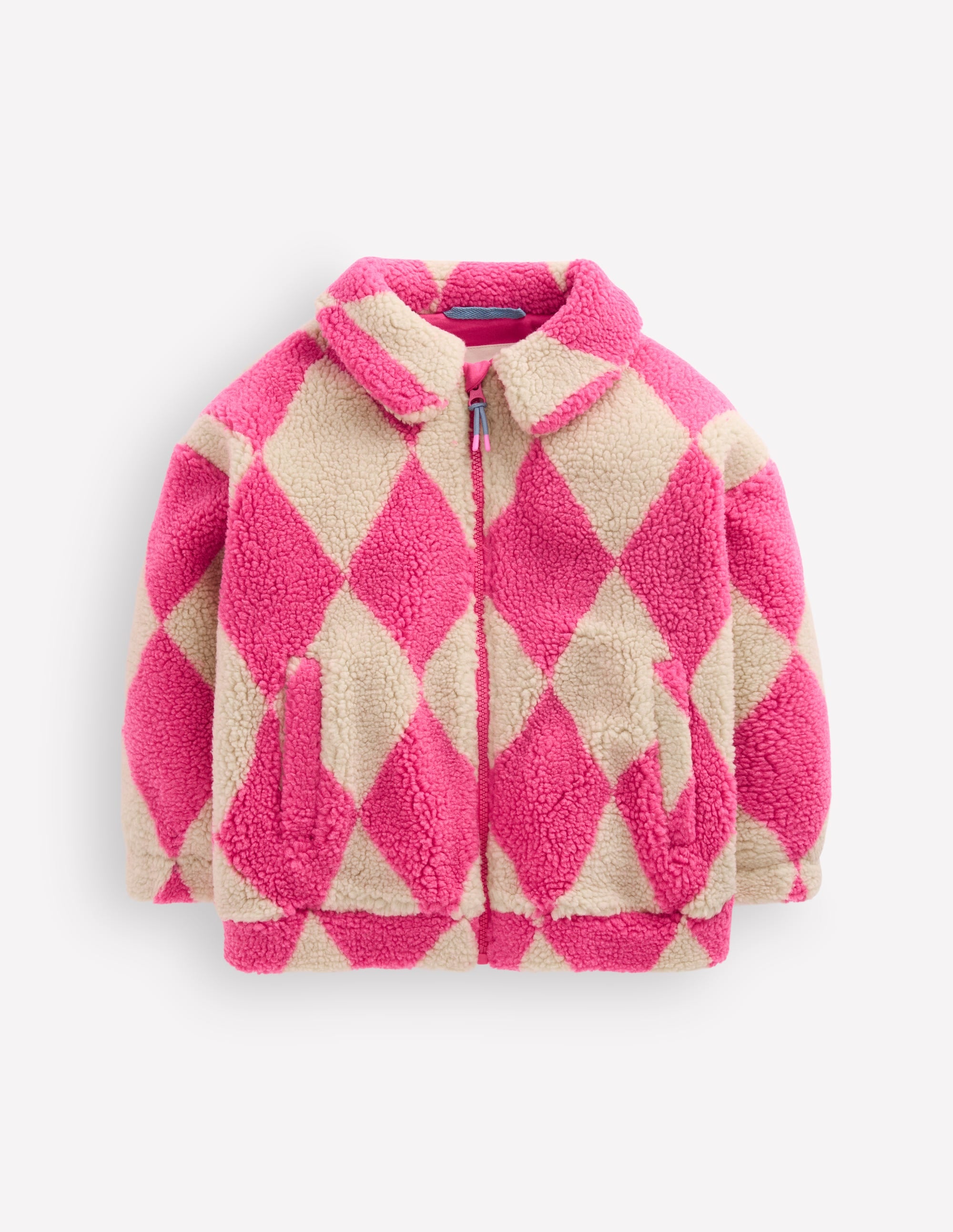 Collared Borg Jacket-Argyle - Image 5