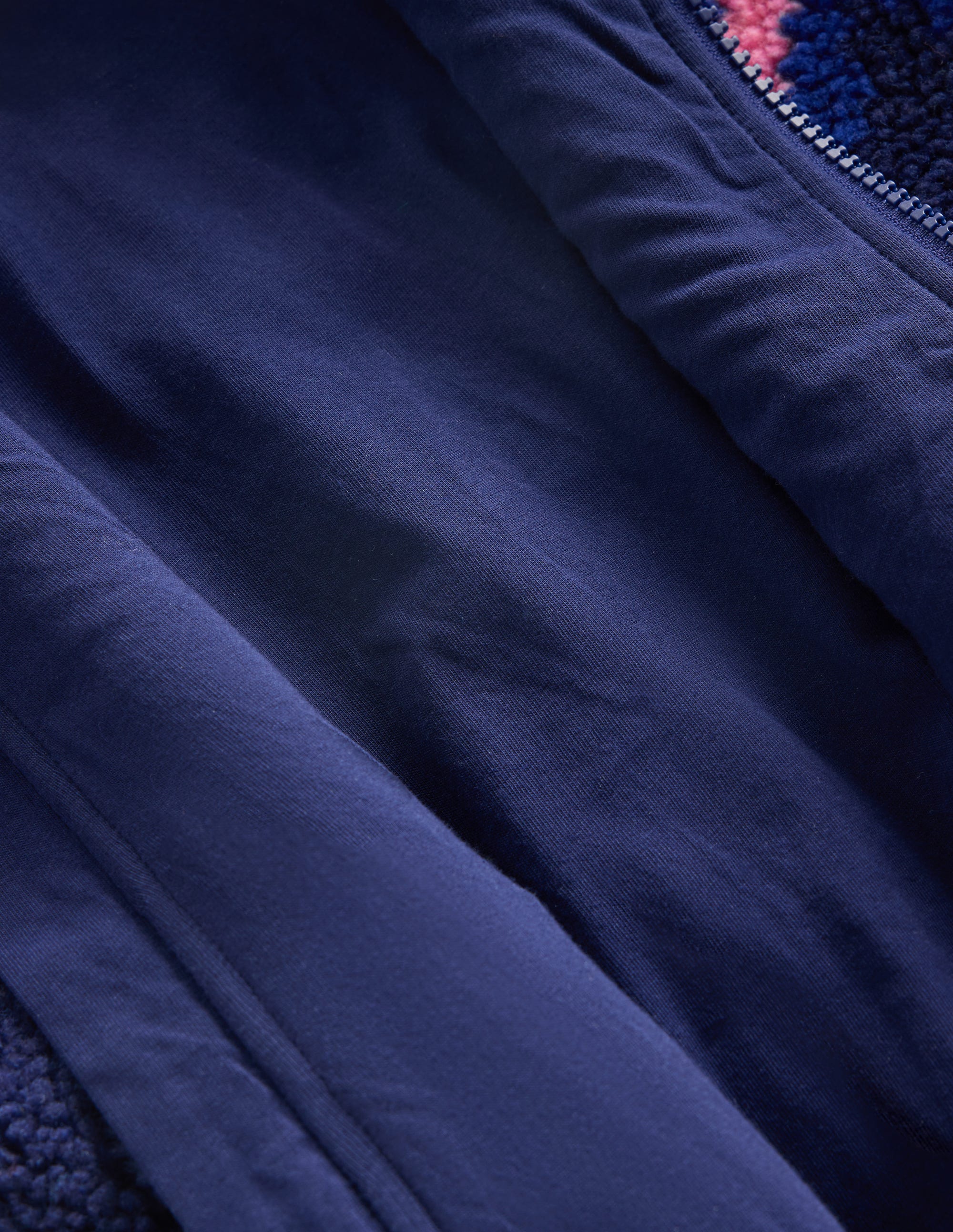 Collared Borg Jacket-Navy Fair isle - Image 6