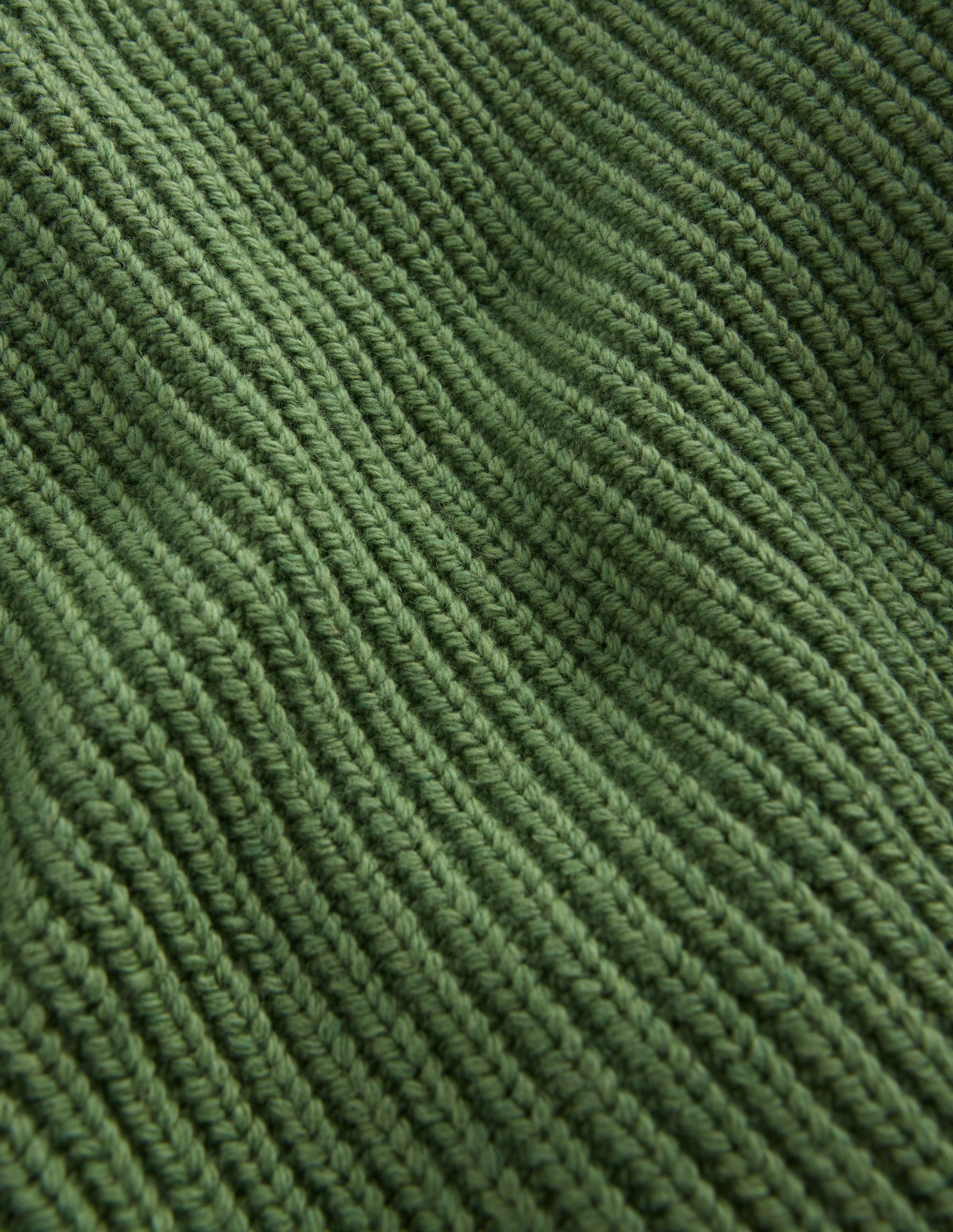 Chunky Everyday Cardigan-Soft Green Marl - Image 4