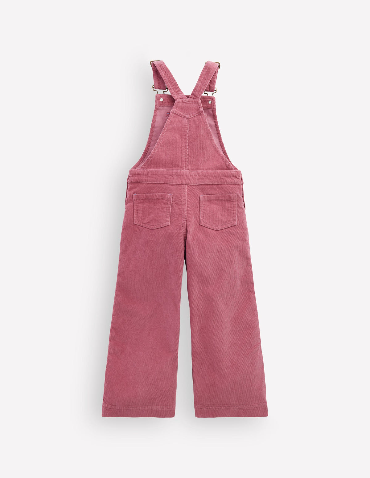 Wide Leg Dungarees-Pink Heather Cord-2