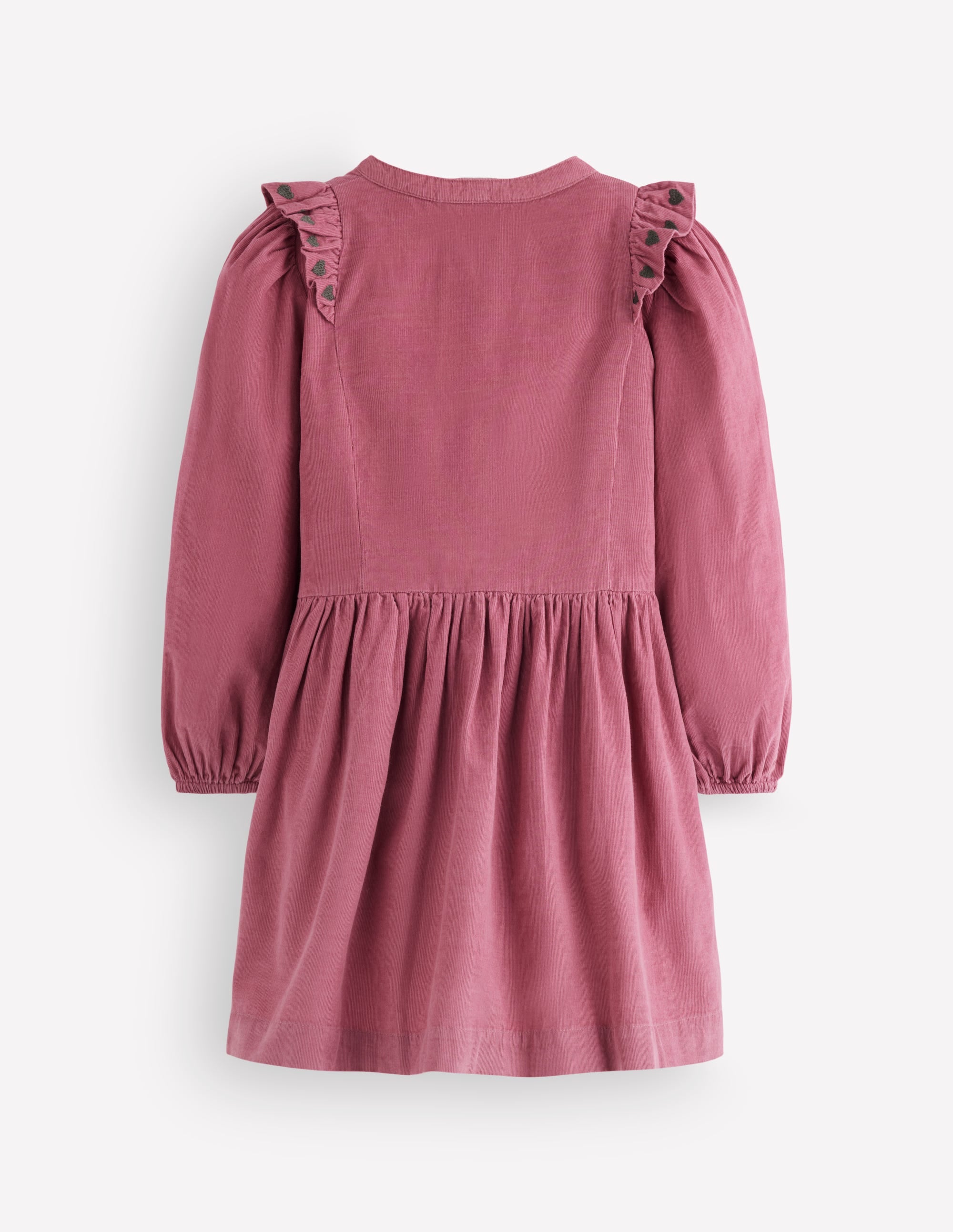 Winnie Frill Trim Shirt Dress-Formica Pink Cord - Image 2