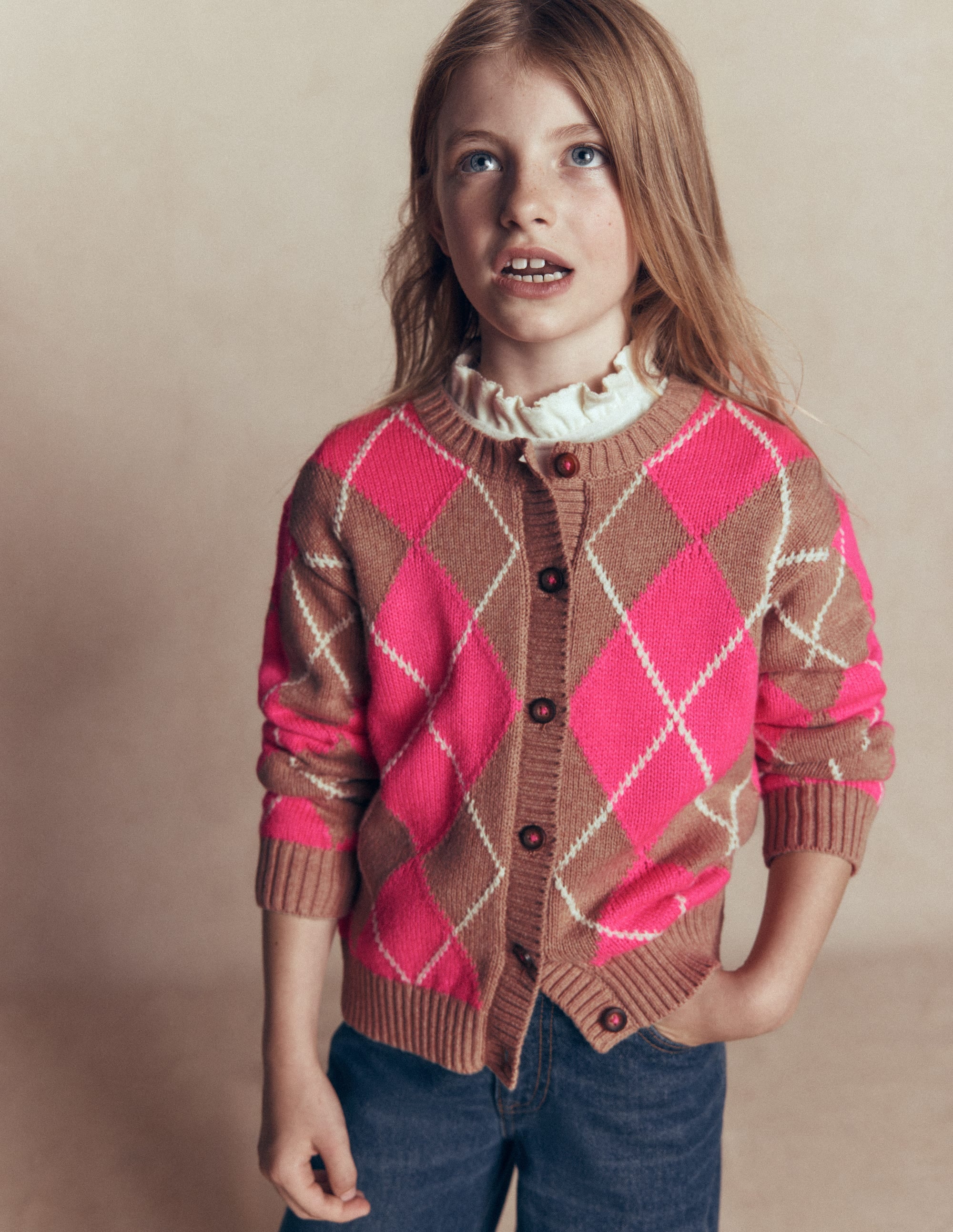 Fun Cardigan-Camel Melange - Image 2