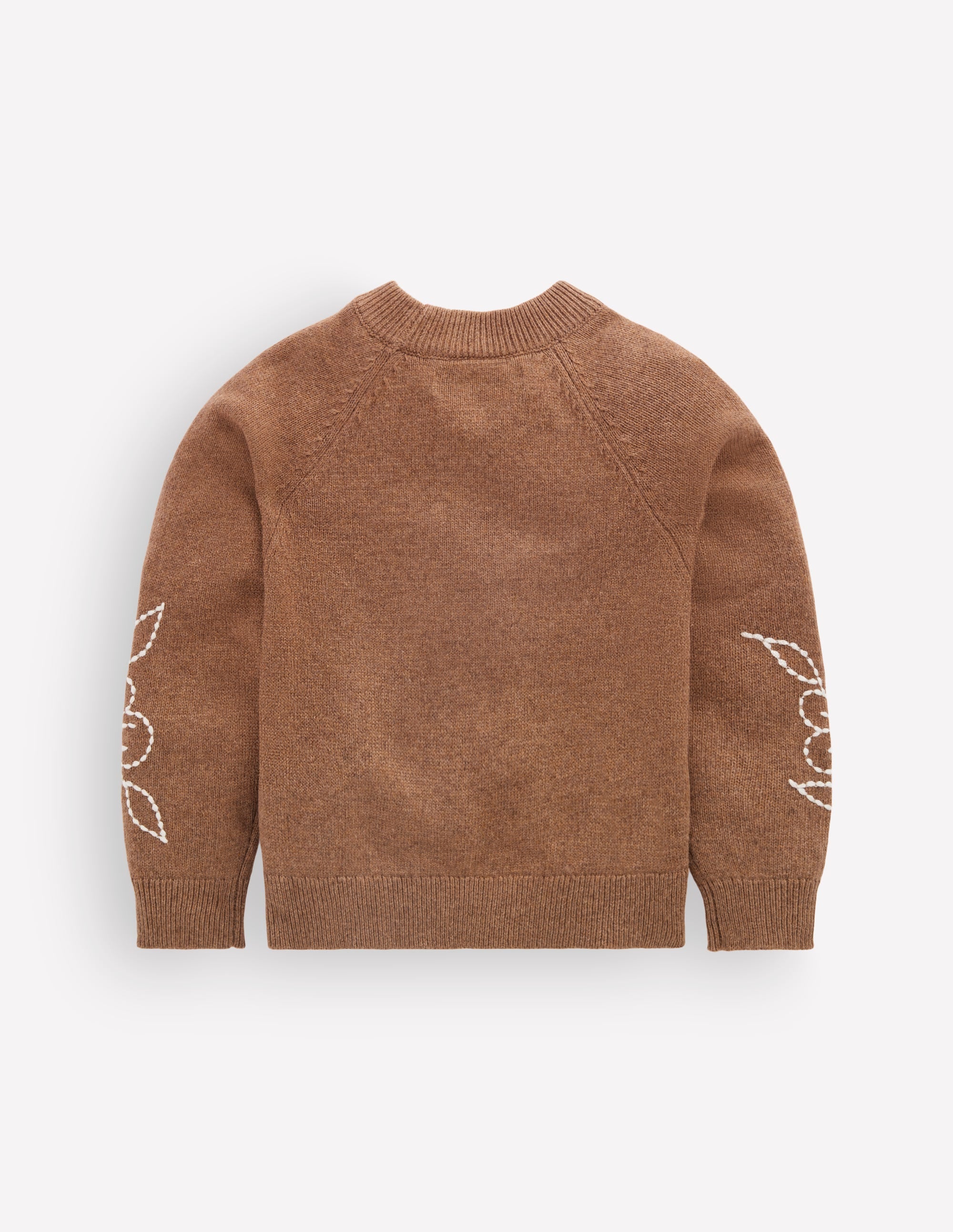 Crew Neck Jumper-Tortoise Shell Marl - Image 2