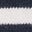 Frill Neck Breton-Navy/ Soft Ivory Stripe