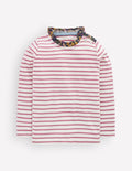 Frill Neck Breton-Pink Stripe
