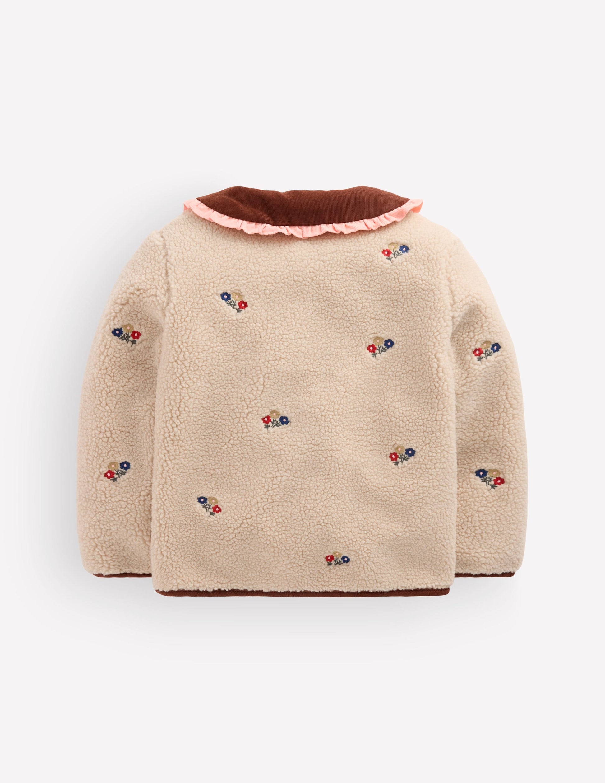 Embroidered Borg Jacket-Ivory Embroidery-6