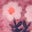 Embroidered Borg Jacket-Pink Heather