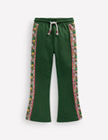 Kickflare Joggers-Laurel Green Floral