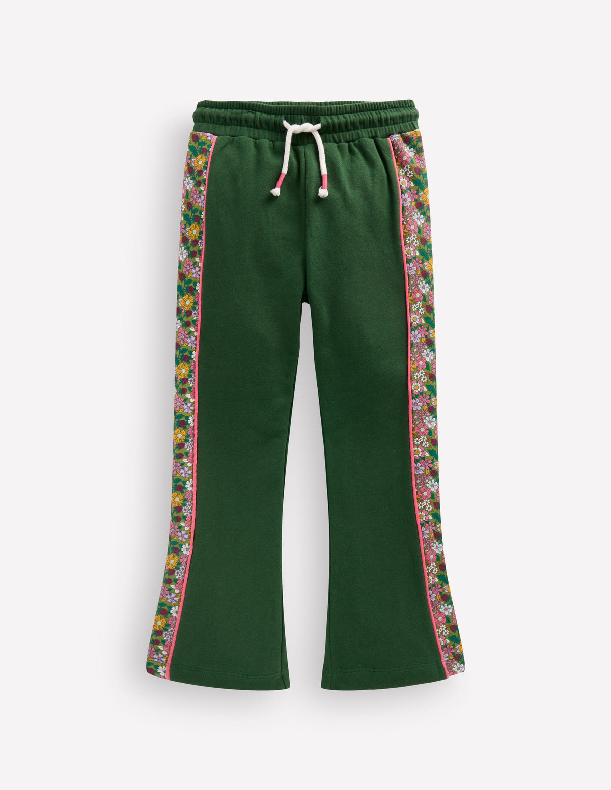 Kickflare Joggers-Laurel Green Floral - Image 1