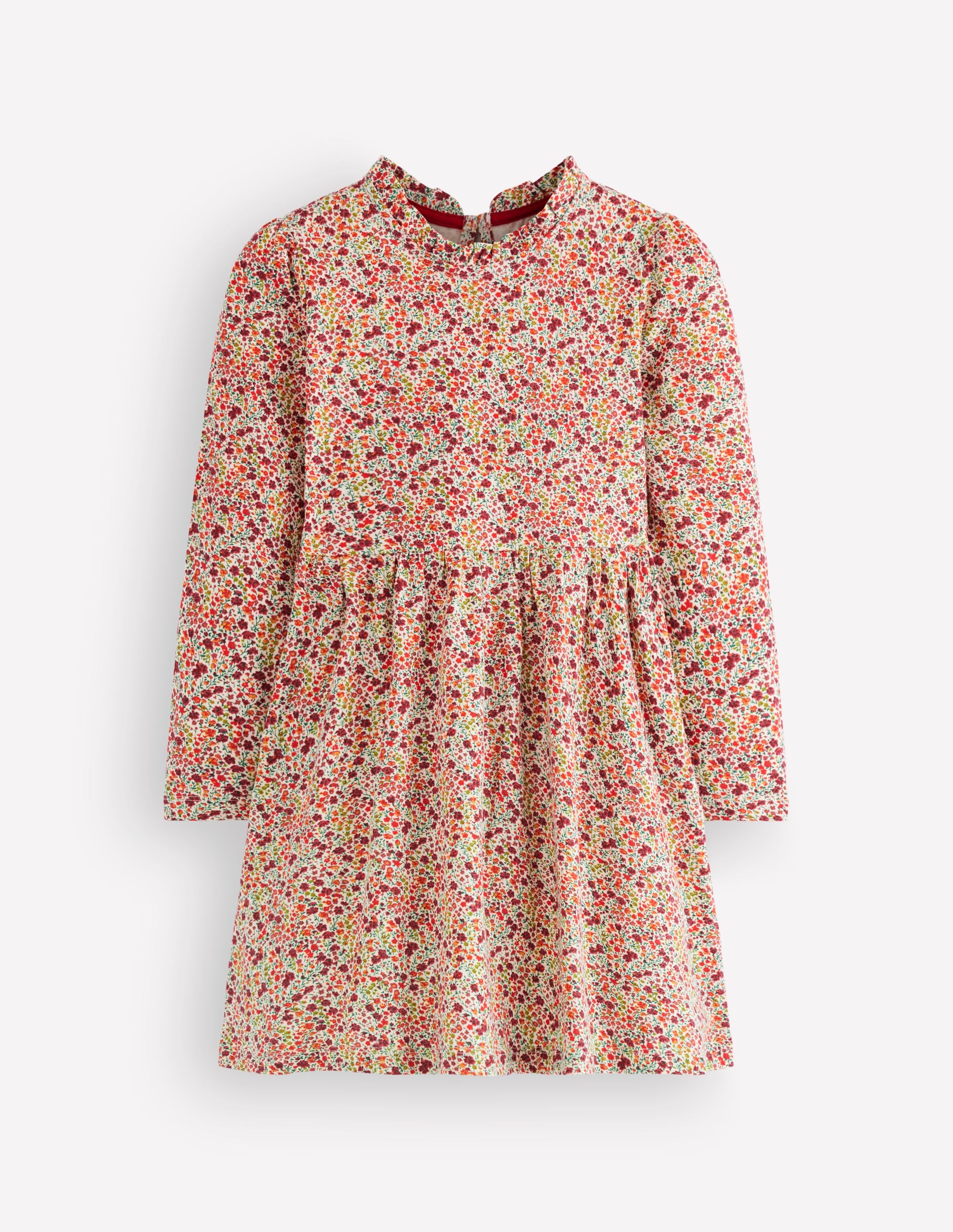 Long Sleeve Twirly Dress-Multi Floral - Image 1