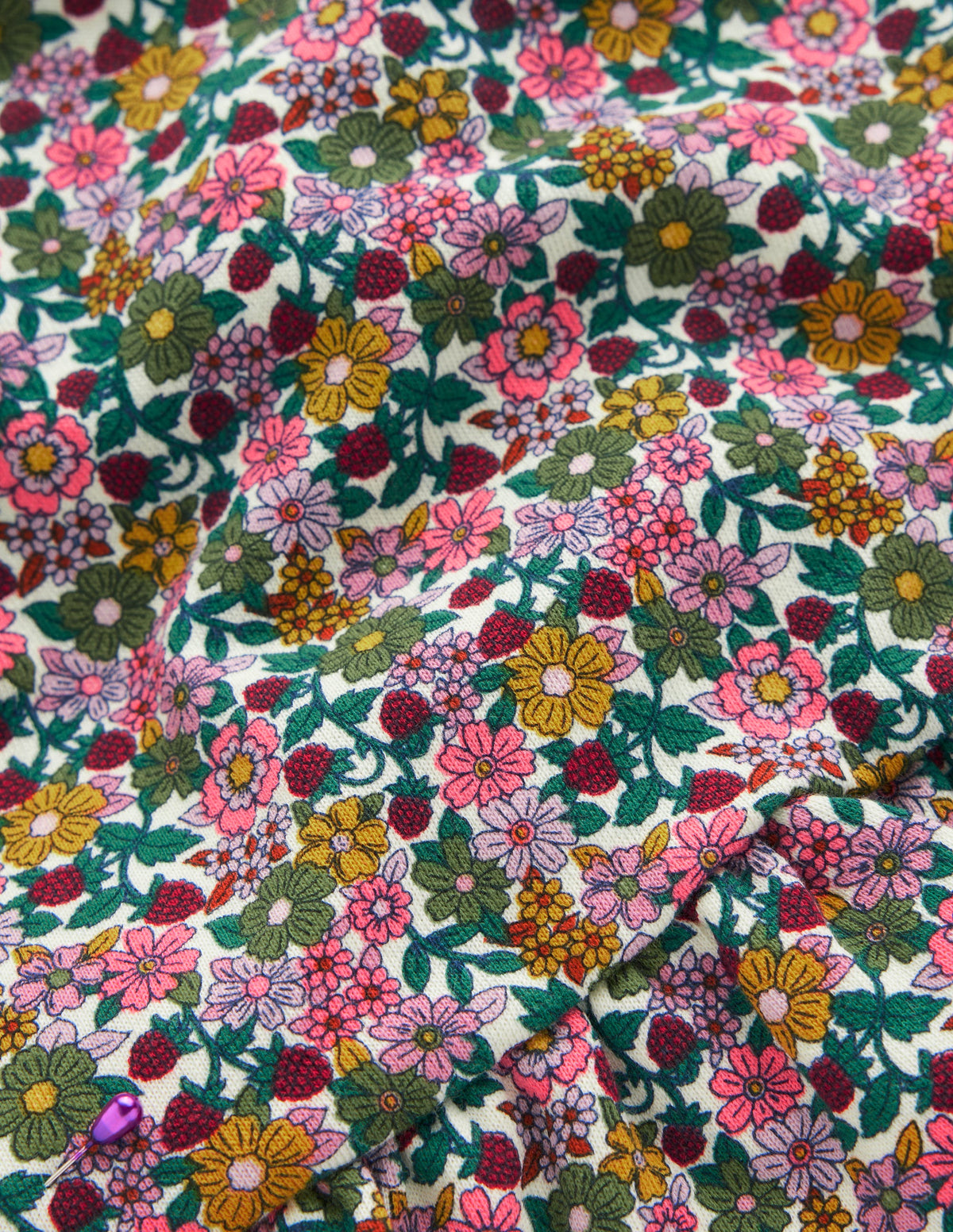 Peplum Sweatshirt-Multi Floral-3