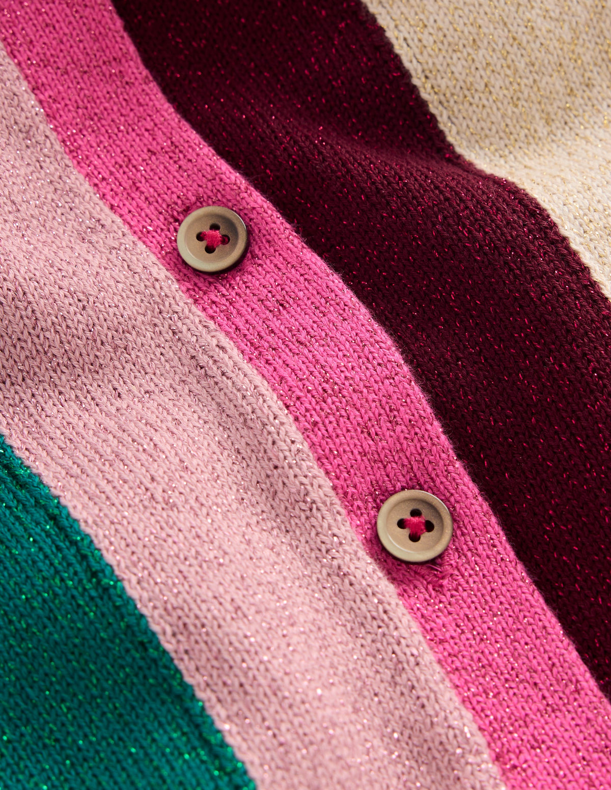 Sparkle Party Cardigan-Rainbow Sparkle Stripe - Image 4