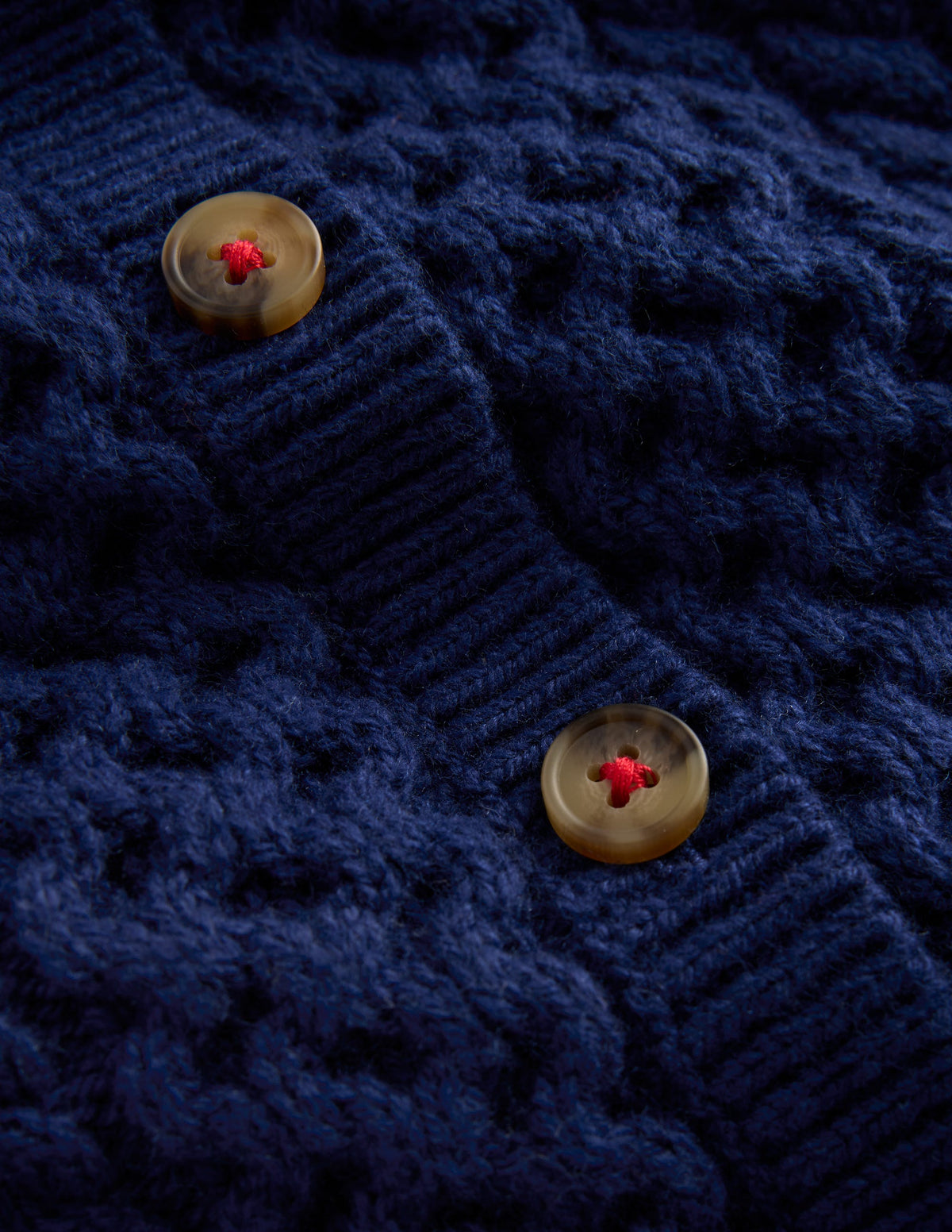 Cable Cardigan-Navy-3