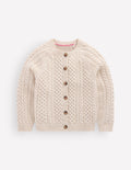 Cable Cardigan-Oatmeal Marl
