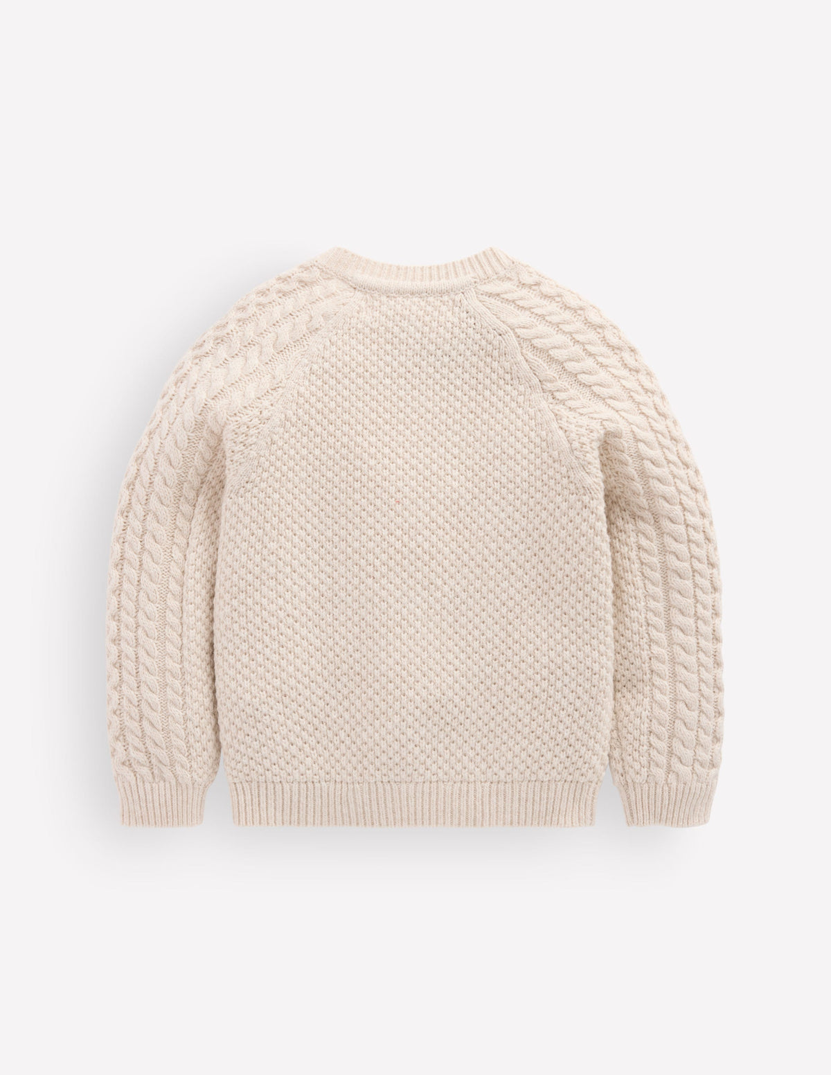 Cable Cardigan-Oatmeal Marl-2