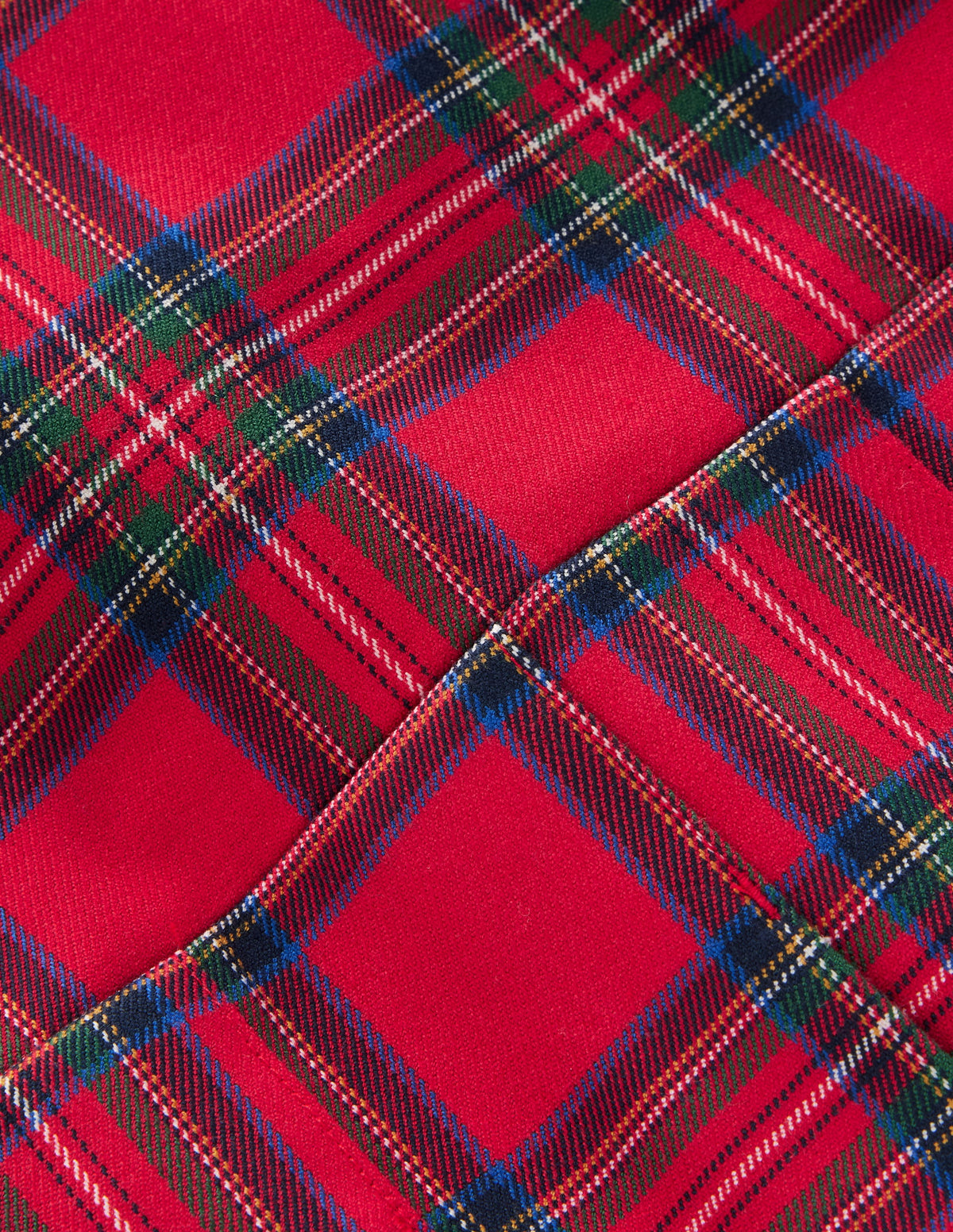 Drop Waist Pinafore-Red Check - Image 4