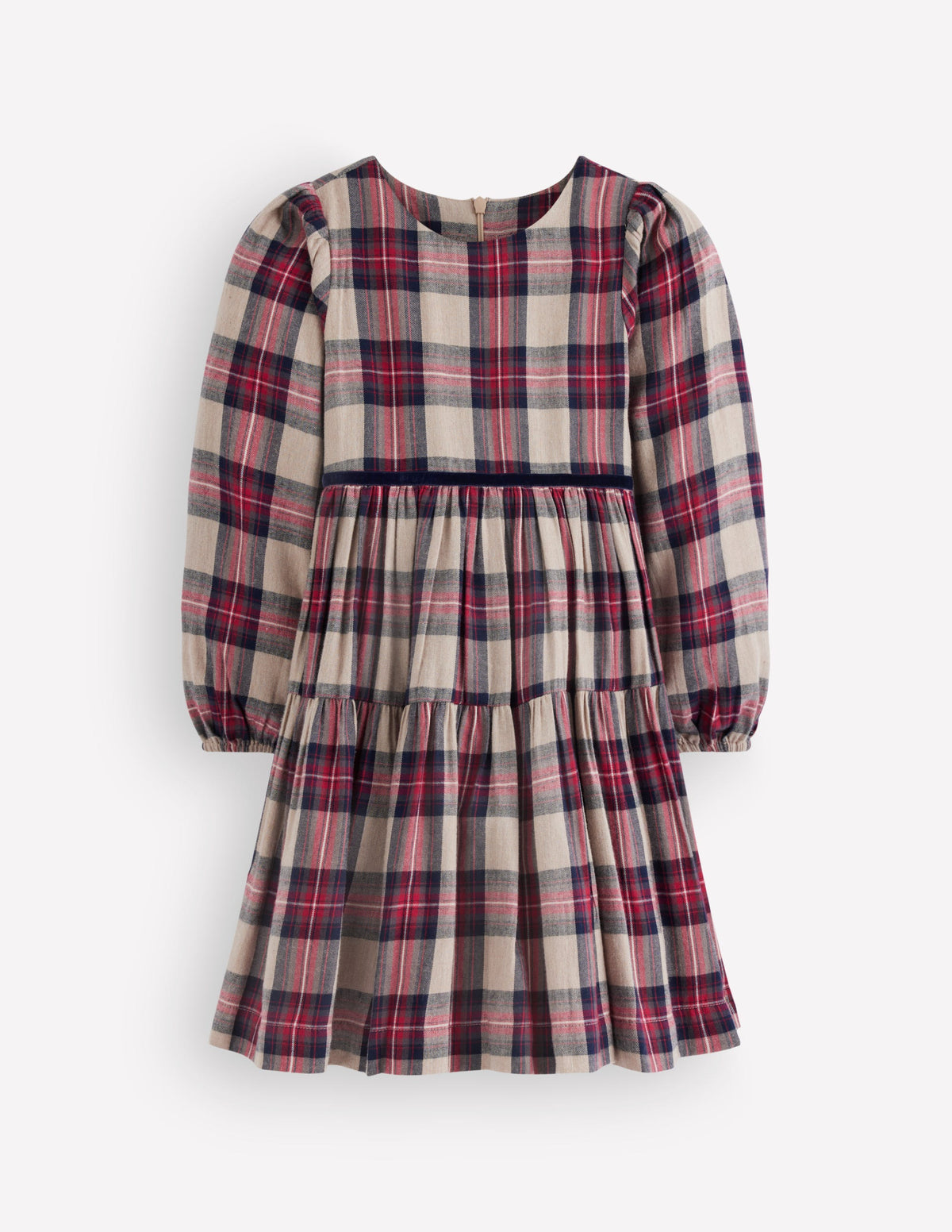 Posie Twirly Woven Dress-Multi Check-2