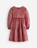 Posie Twirly Woven Dress-Pink Floral