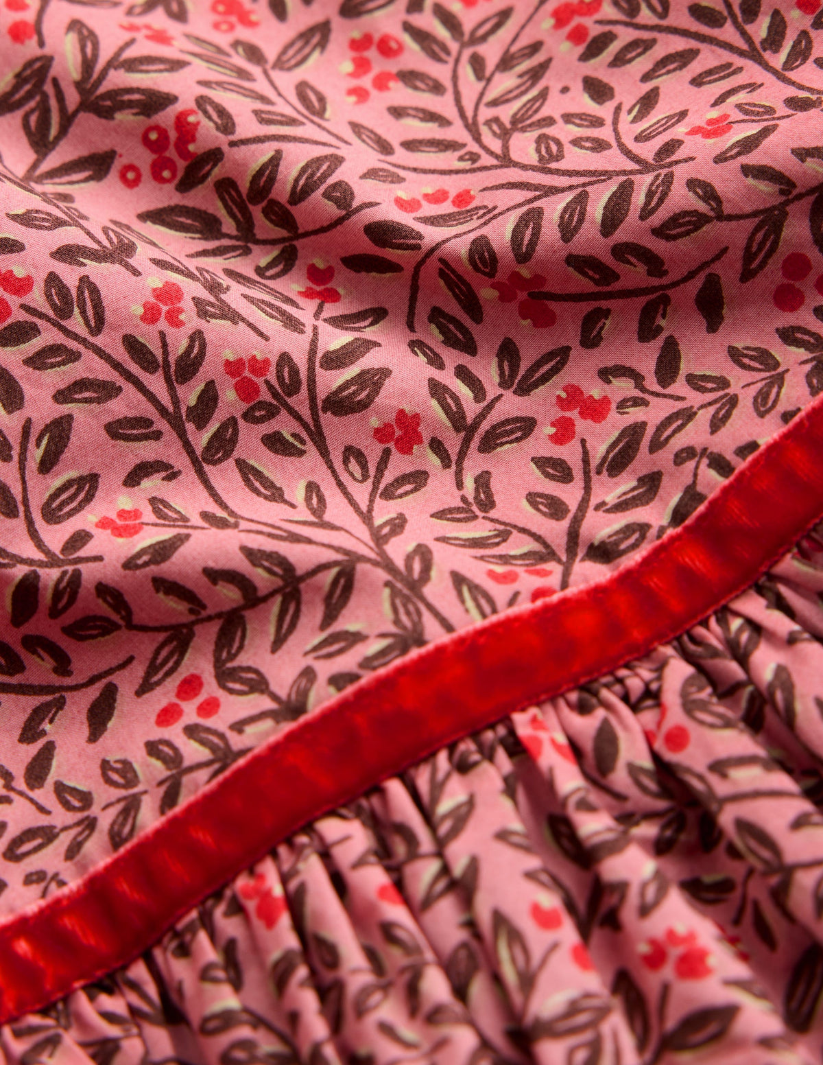 Posie Twirly Woven Dress-Pink Floral-3
