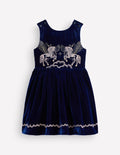 Cross Back Party Pinnie-Navy Pegasus