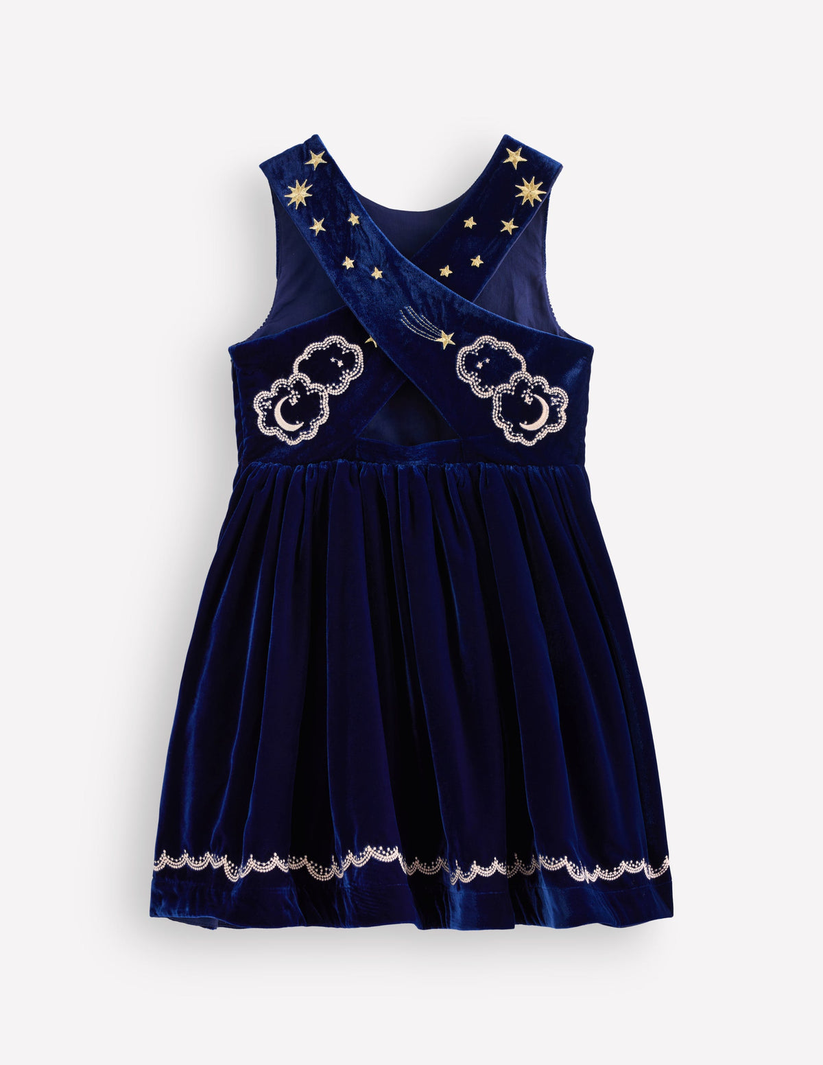 Cross Back Party Pinnie-Navy Pegasus - Image 2