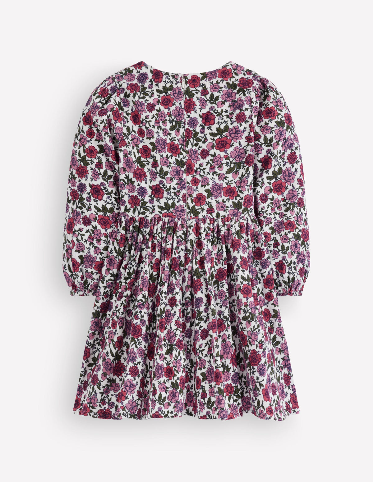 Long Sleeve Heart Dress-Floral Cord-3