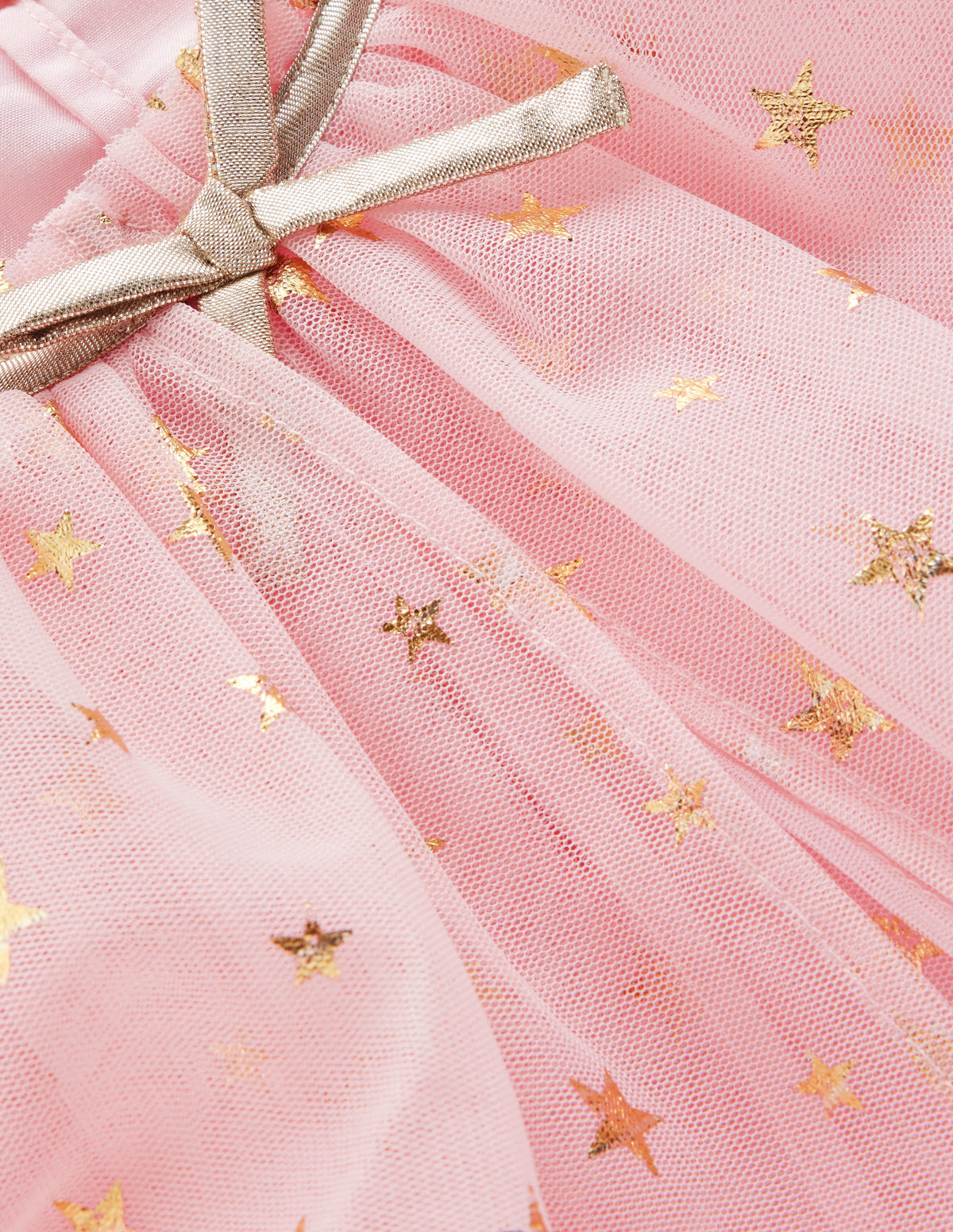 Tulle Cape Dress-Light Pink Stars-4