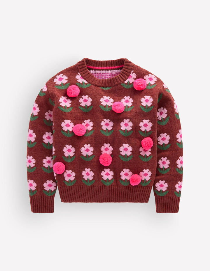 Fun Jumper-Tortoise Shell Flower