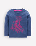 Neon Superstitch T-Shirt-Ice Skates