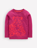 Neon Superstitch T-Shirt-Leopard