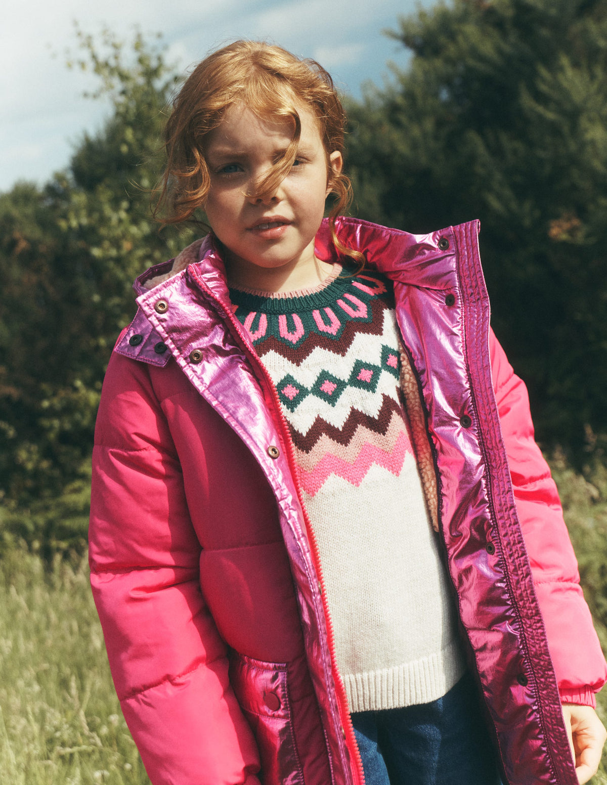 Metallic Puffer-Summer Berry Metallic - Image 6