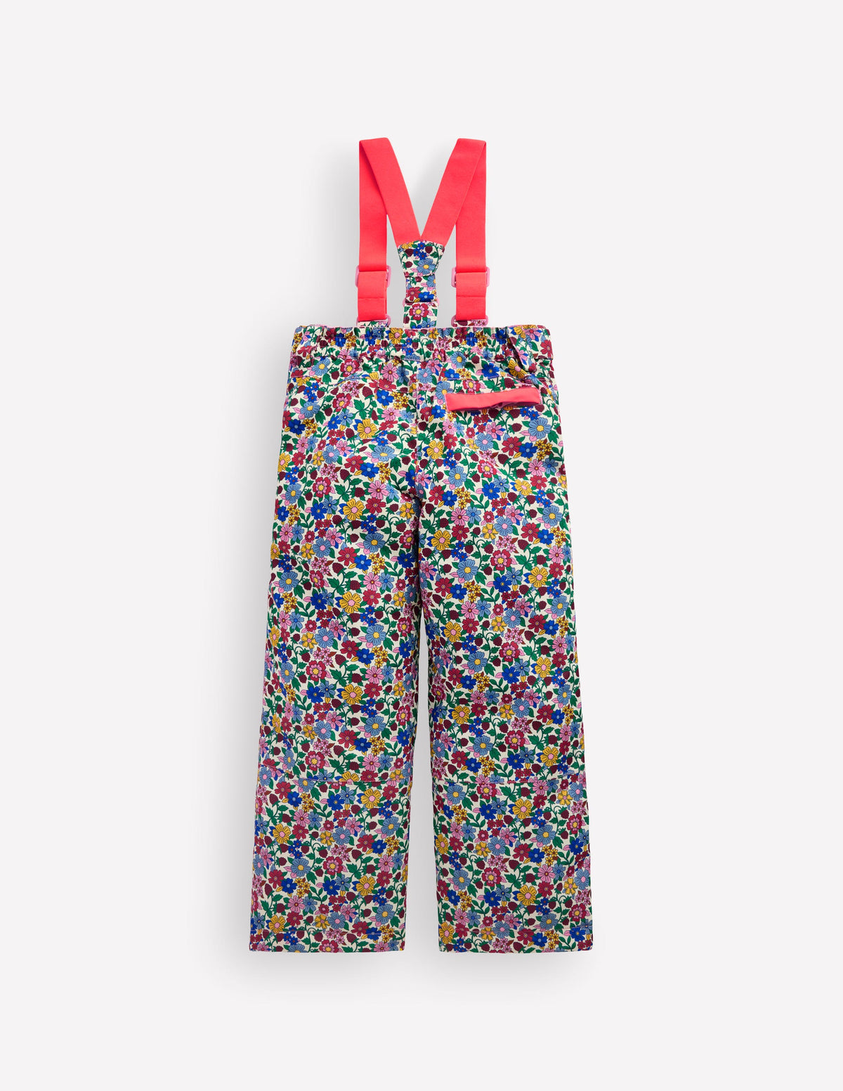 All-Weather Waterproof Trouser-Neon Pink Ditsy Floral - Image 2