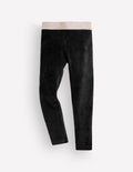 Velvet Leggings-Black