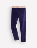 Velvet Leggings-College Navy