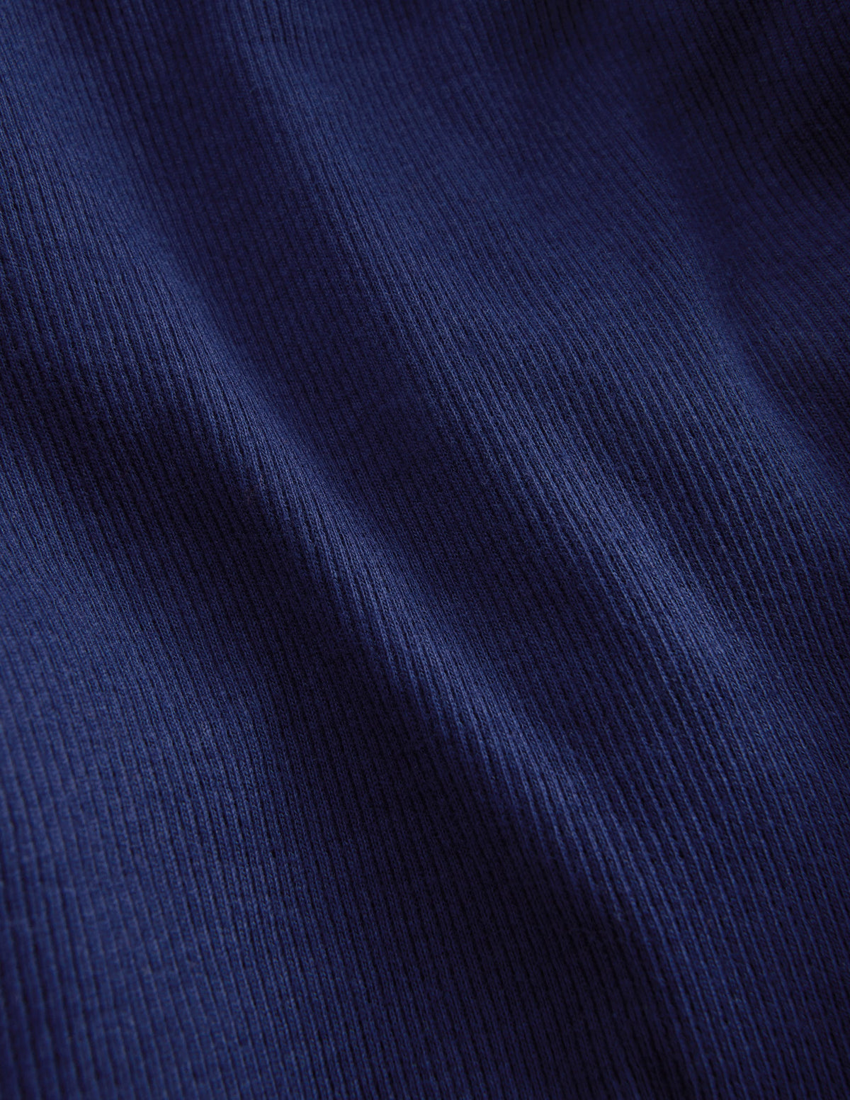 Lace Trim Roll Neck Top-Navy-3