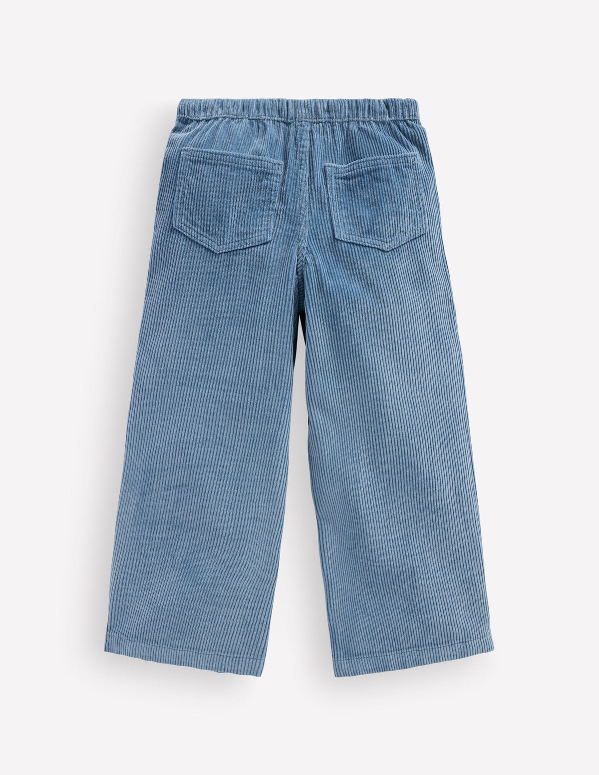 Draw Cord Trousers-Blue Aura-2