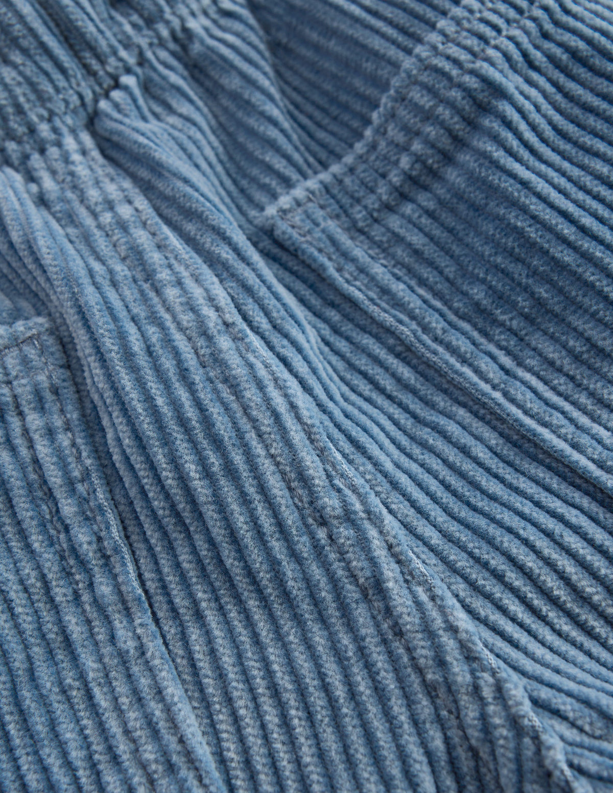Draw Cord Trousers-Blue Aura-3