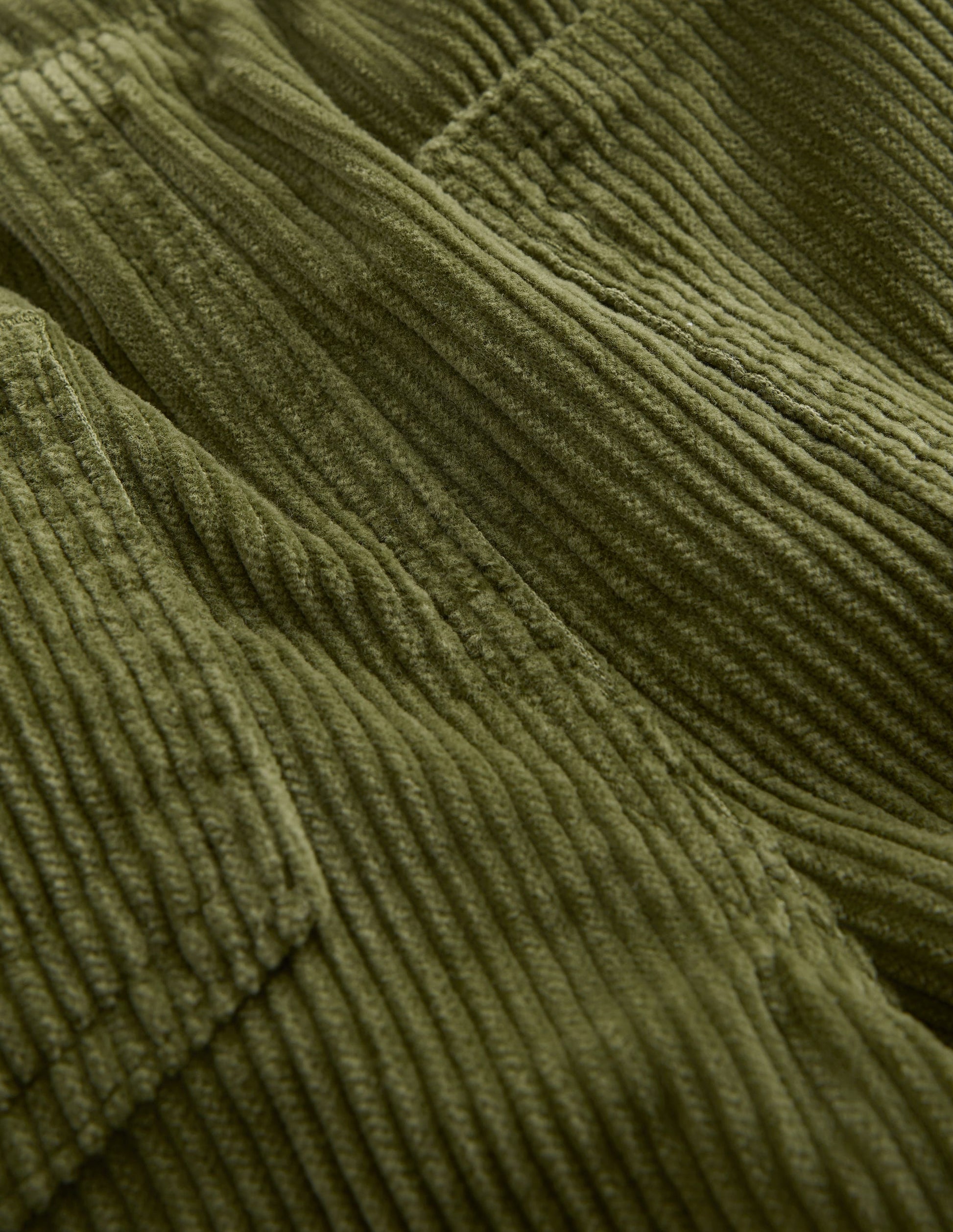 Draw Cord Trousers-Olive Cord-5