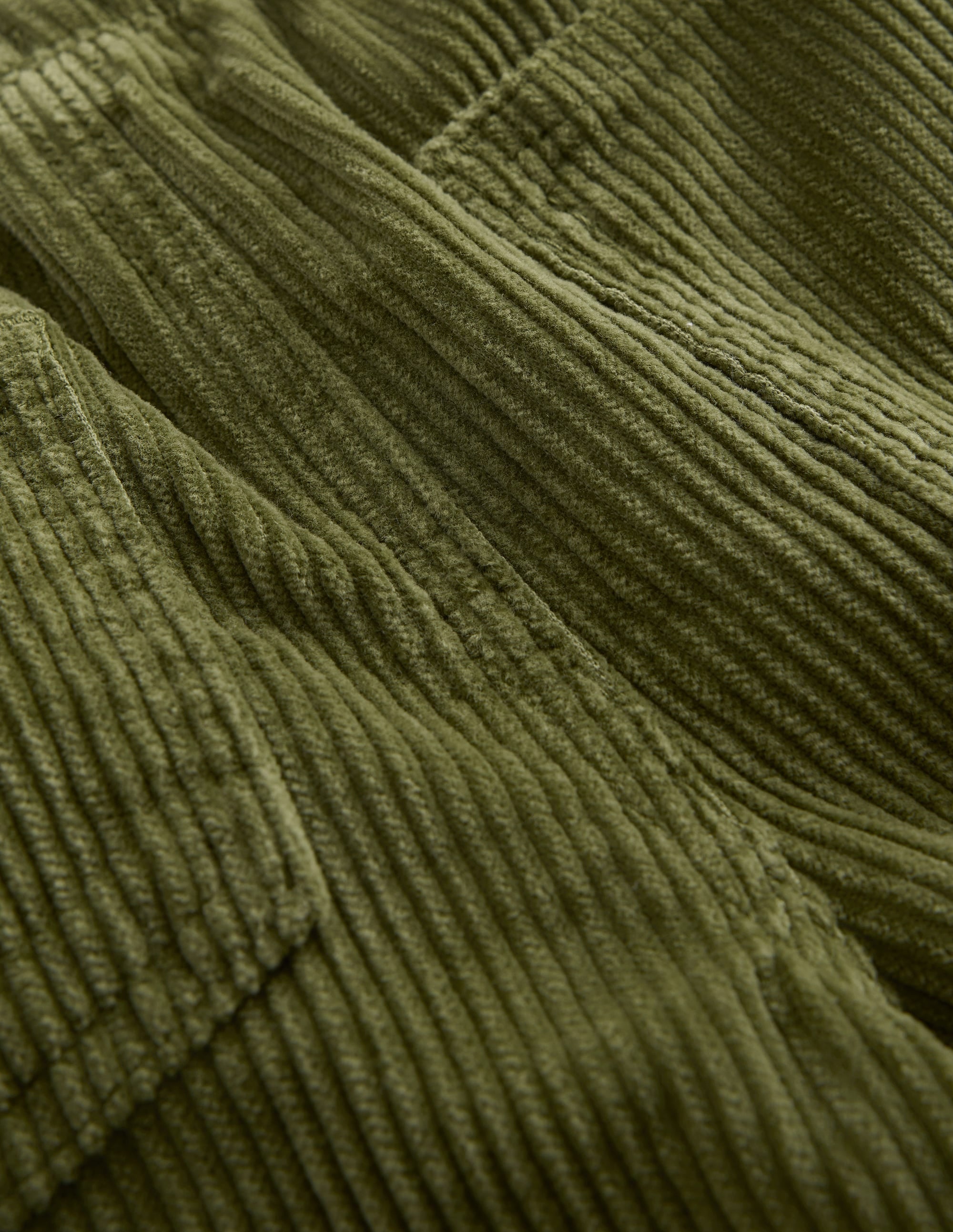 Draw Cord Trousers-Olive Cord - Image 5