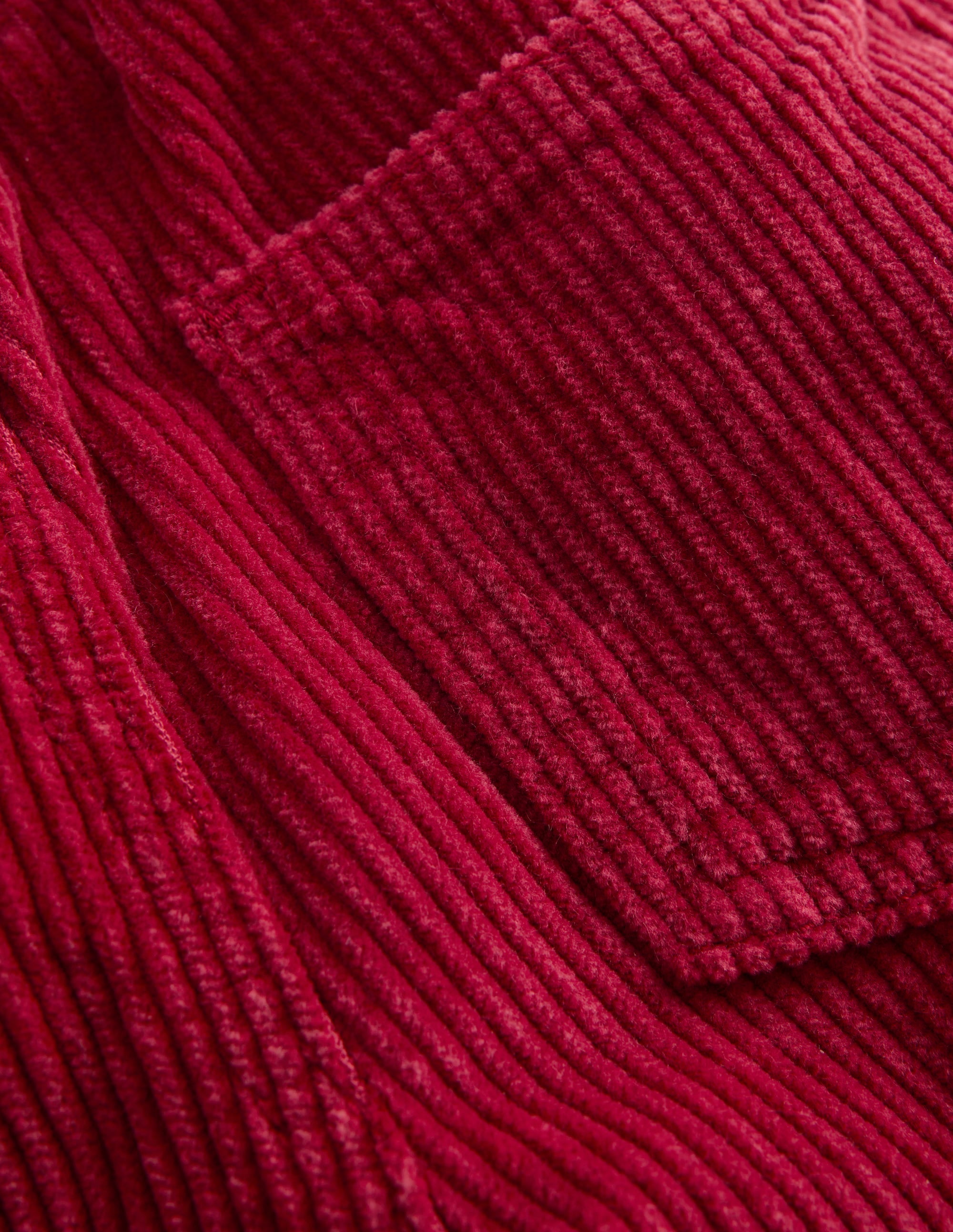 Draw Cord Trousers-Crimson Red Cord - Image 3
