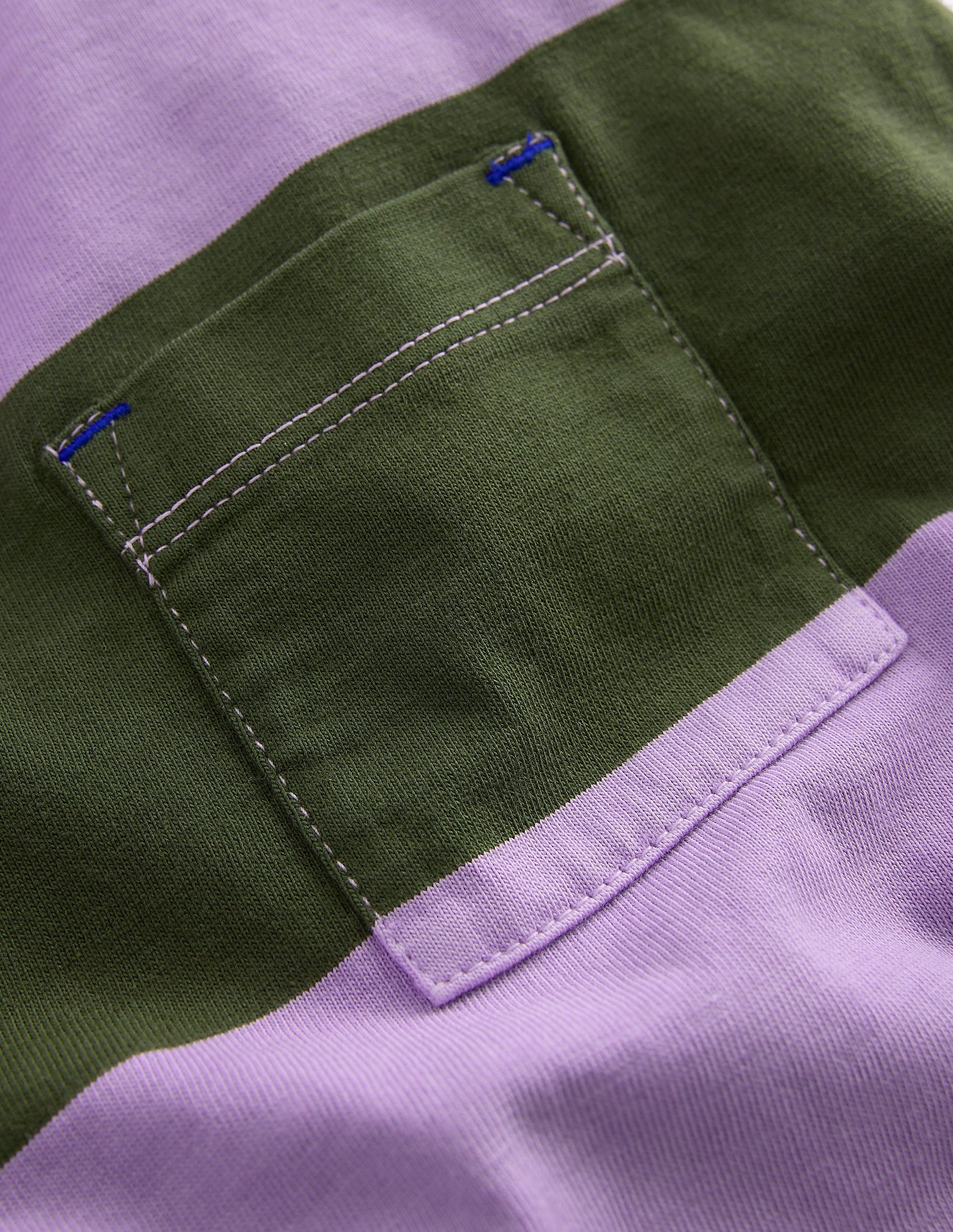 Long Sleeve Garment Dye Tee-Brunswick Green/Floral Purple-4