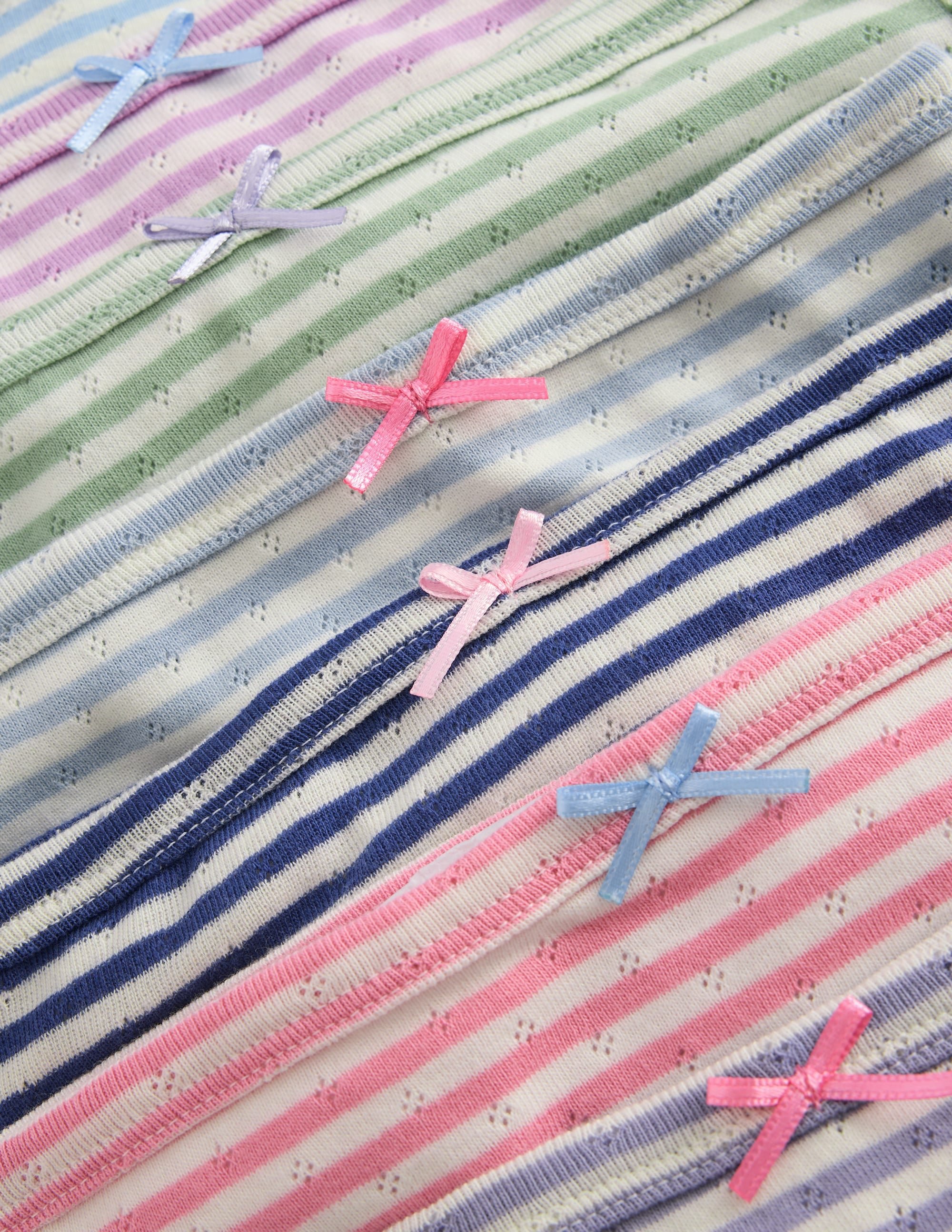 7-pack Pointelle Pants-Multi Strpes - Image 3