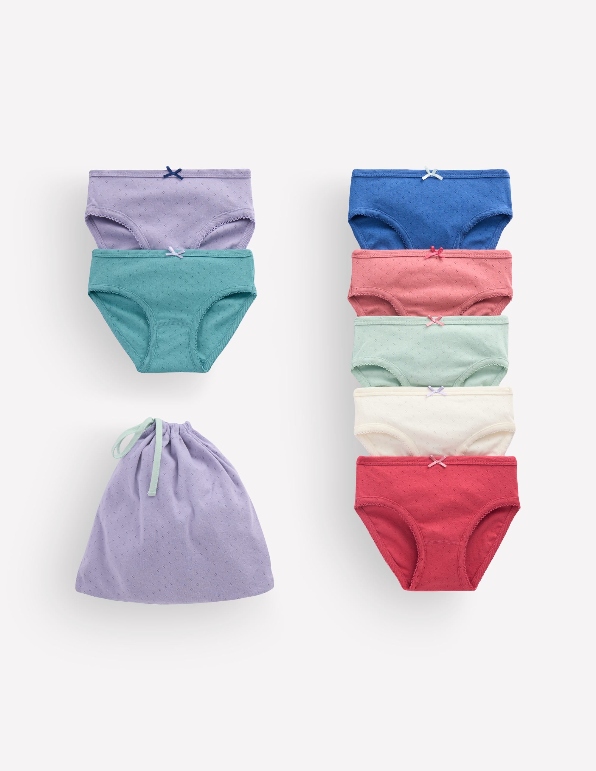 7-pack Pointelle Pants-Multi Colours - Image 1