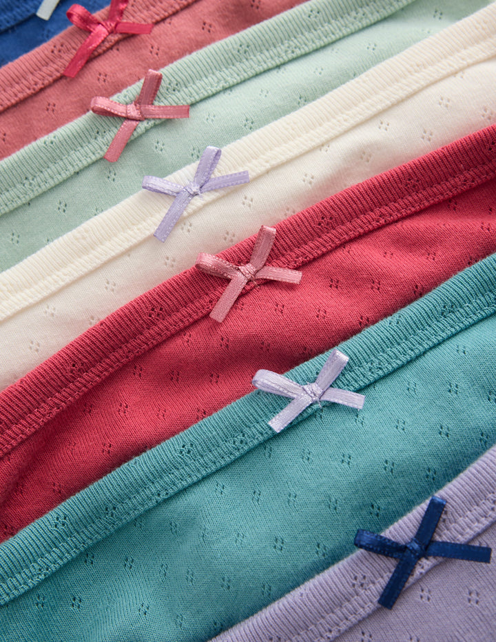 7-pack Pointelle Pants-Multi Colours