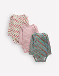 3-pack Pointelle Bodies-Multi Floral